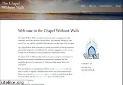 Sites similar to chapelwithoutwalls.org