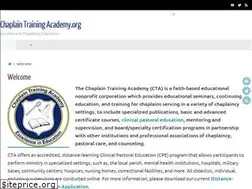 Sites similar to chaplaintrainingacademy.org