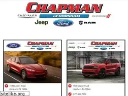 Sites similar to chapmannewcars.com