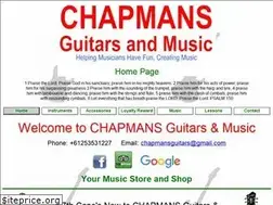 Sites similar to chapmansguitarsandmusic.com