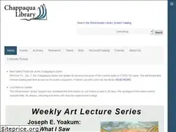 Sites similar to chappaqualibrary.org