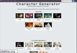Sites similar to character-generator.org.uk