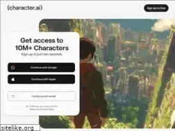 Sites similar to character.ai