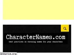 Sites similar to characternames.com