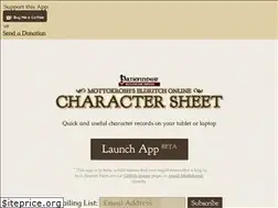 Sites similar to charactersheet.co.uk