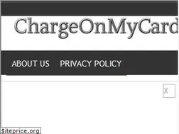 Sites similar to chargeonmycard.com