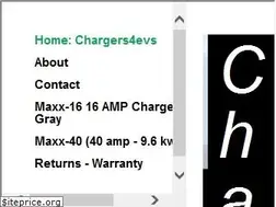 Sites similar to chargers4evs.com