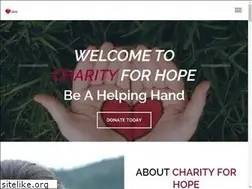 Sites similar to charityforhope.com