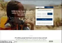 Sites similar to charitywater.org