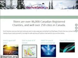 Sites similar to charitywishlist.ca