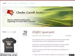 Sites similar to charlescarrollsociety.com