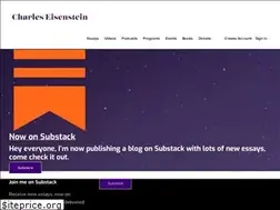 Sites similar to charleseisenstein.net