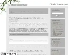 Sites similar to charleskonsor.com