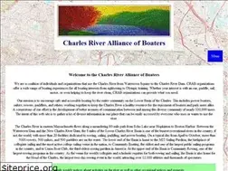 Sites similar to charlesriverallianceofboaters.org