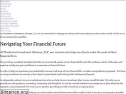 Sites similar to charlestoninvestmentadvisors.com
