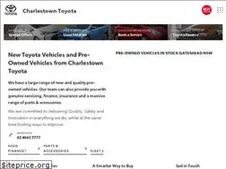 Sites similar to charlestowntoyota.com.au