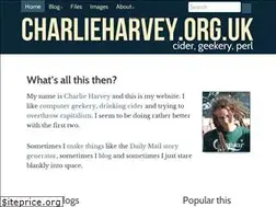 Sites similar to charlieharvey.org.uk