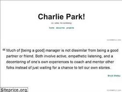 Sites similar to charliepark.org