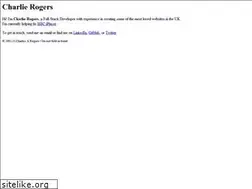 Sites similar to charlierogers.com