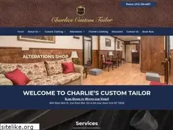 Sites similar to charliescustomtailor.com