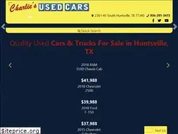 Sites similar to charliesusedcarstx.com