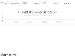 Sites similar to charlieswanderings.com