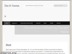 Sites similar to chasfreeman.net