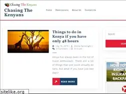 Sites similar to chasingthekenyans.com