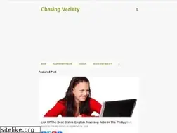 Sites similar to chasingvariety.blogspot.com