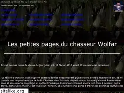 Sites similar to chasseurwolfar.free.fr