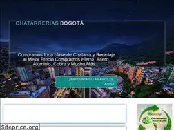 Sites similar to chatarreriasbogota.com