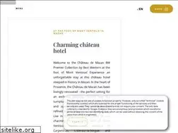 Sites similar to chateaudemazan.com