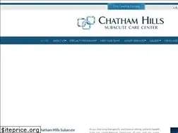 Sites similar to chathamhillssubacute.com