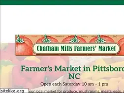Sites similar to chathammillsfarmersmarket.com