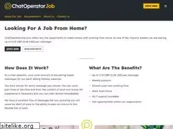 Sites similar to chatoperatorjob.com