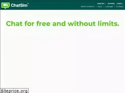 Sites similar to chatsim.com