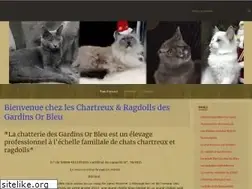 Sites similar to chatterie-des-gardins-or-bleu.e-monsite.com