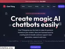 Sites similar to chatthing.ai