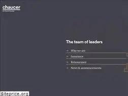 Sites similar to chaucerplc.com