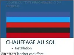 Sites similar to chauffage-au-sol.net