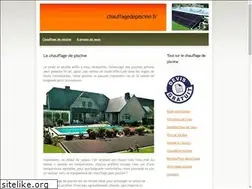 Sites similar to chauffagedepiscine.fr