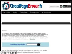 Sites similar to chauffageerreur.fr