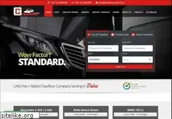 Sites similar to chauffeurcarhire.ae