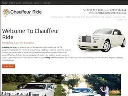 Sites similar to chauffeurride.co.uk
