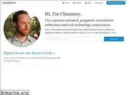 Sites similar to chauncey.io