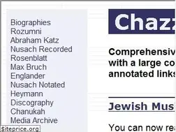 Sites similar to chazzanut.com