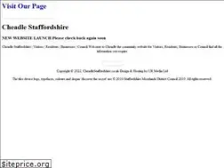 Sites similar to cheadlestaffordshire.co.uk