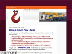 Sites similar to cheap-crane-hire.com