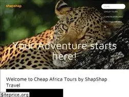 Sites similar to cheapafricatours.com