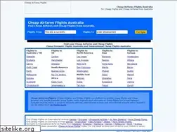 Sites similar to cheapairfaresflights.com.au